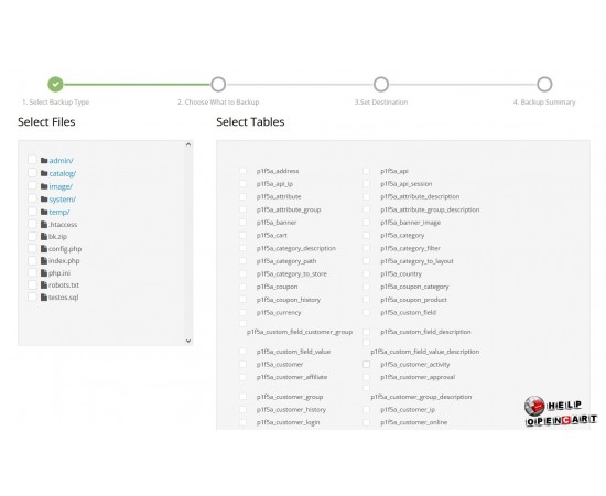 AnyPort - Резервные копии для opencart в облако или диск