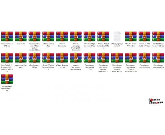 Opencart 1.5 дополнения для партнерских программ