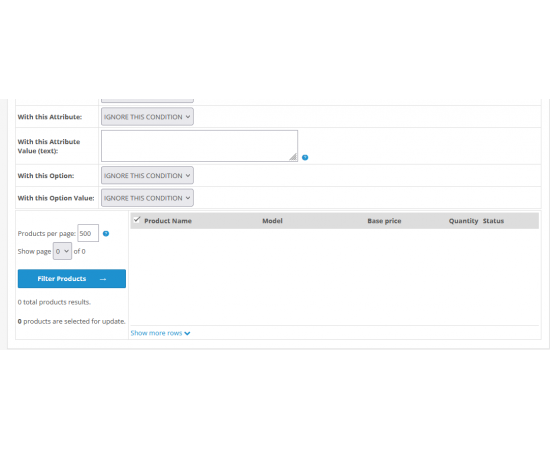 Акции на товары OpenCart, Пакетное добавление или как добавить акции на все товары.