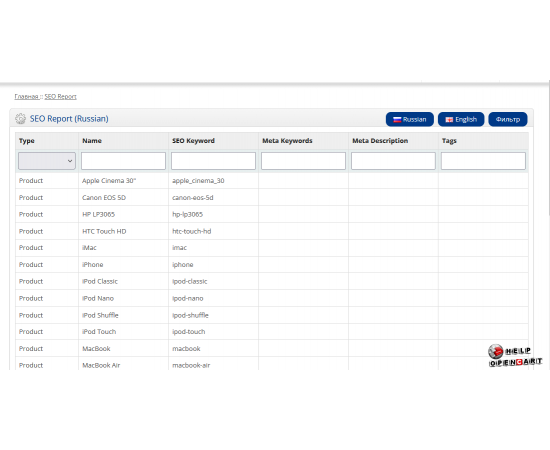 OpenCart, OcStore SEO Pack PRO v.9.7.1 Мощный сео генератор