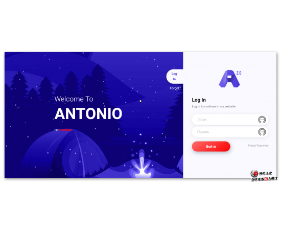 Antonio Admin Theme 2.0 | More than 100 modules in One